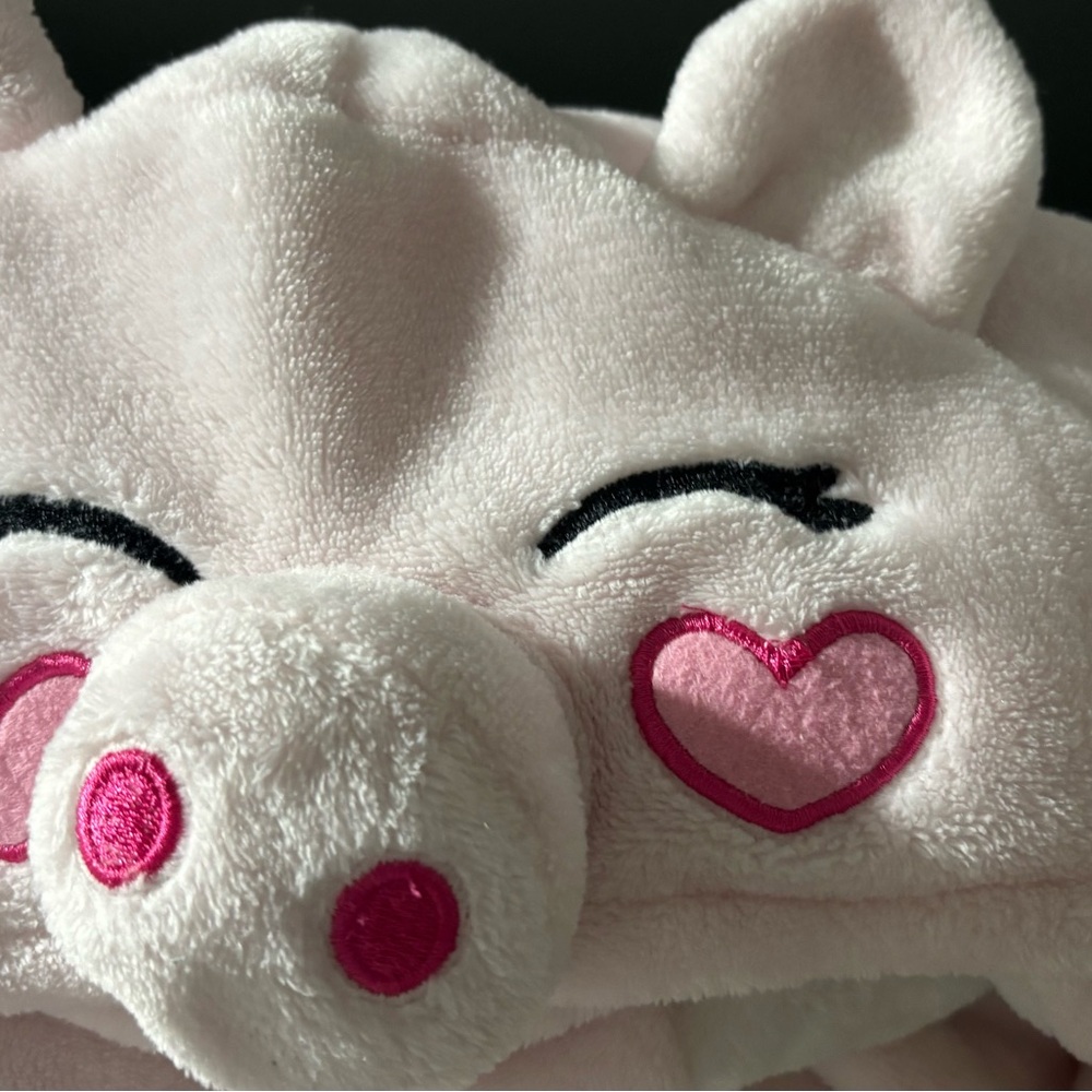 I love Yumio- Adult Pink Piggy Hooded Onesie Pajamas